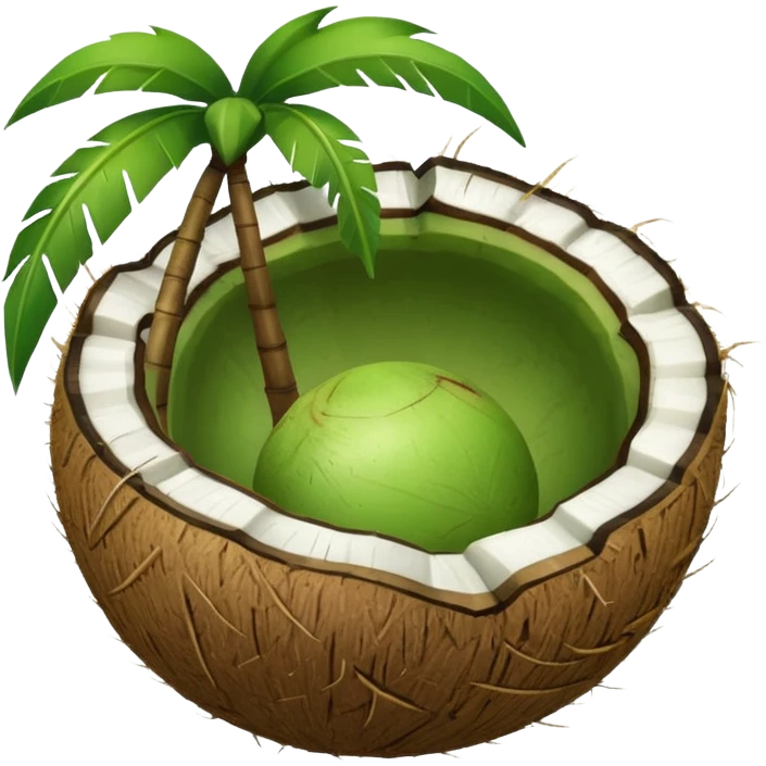Green Coconut  emoji