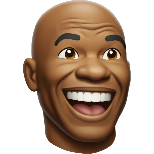 Mike tyson laughing emoji