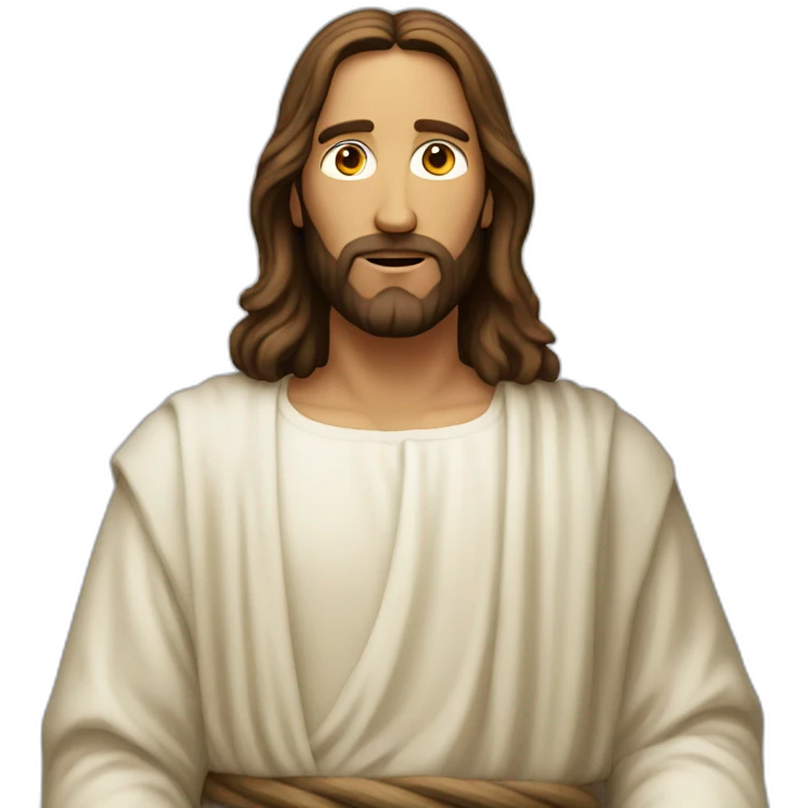 jesus where all his clothes disappear emoji