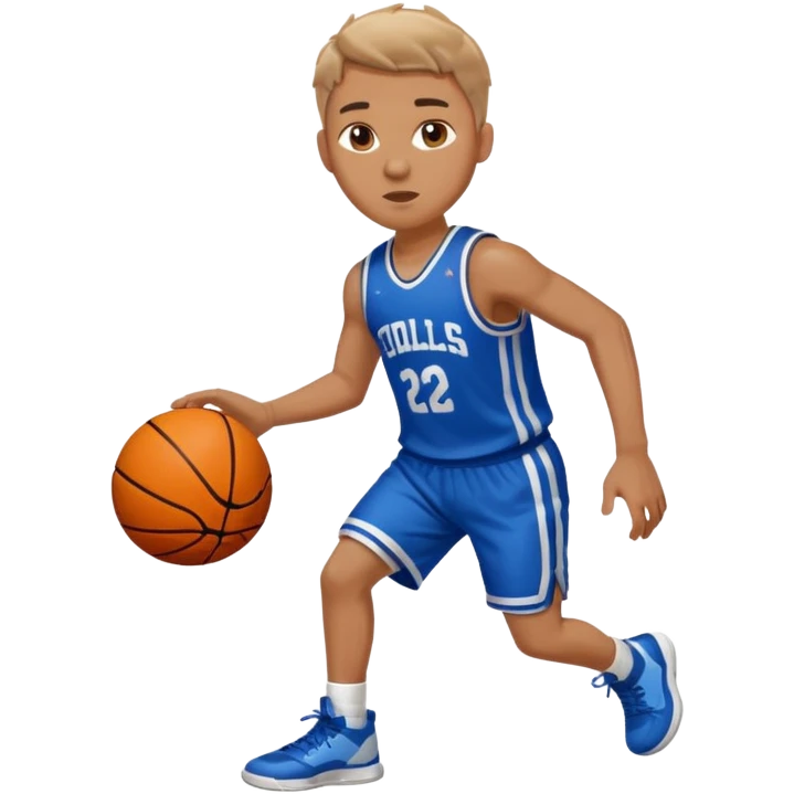 A person who plays basketball emoji