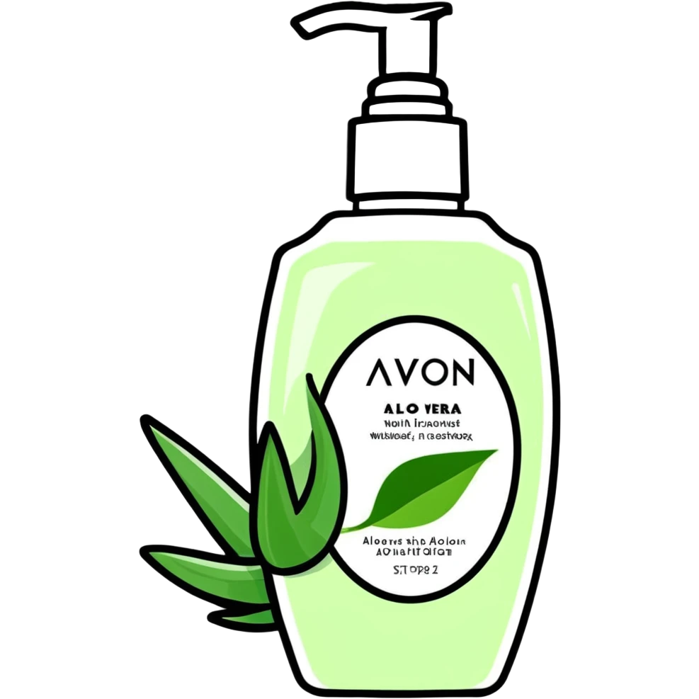 AVON hand lotion with aloe vera emoji