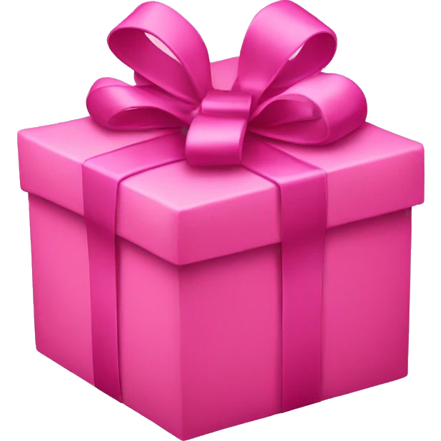 Pink present emoji