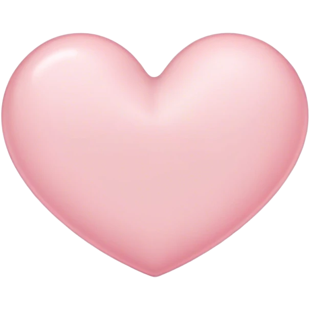 light pink heart emoji