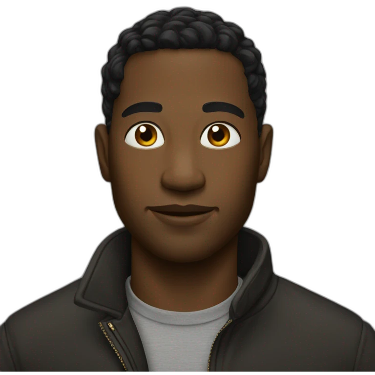 black men at horse emoji