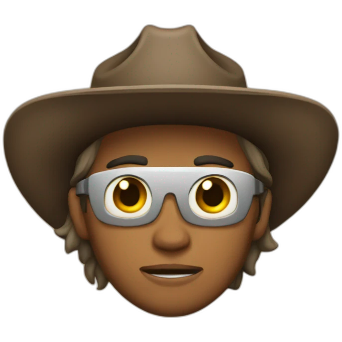 hide-the-pain-cowboy emoji