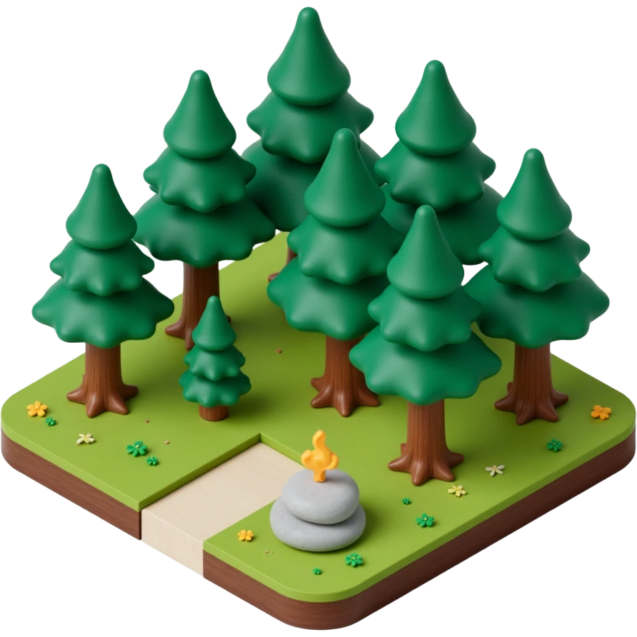 forest trees emoji