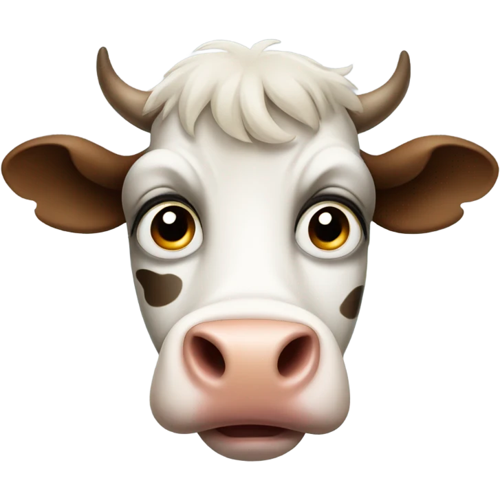 Crying cow emoji