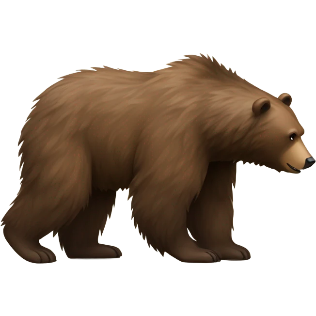 bear walking emoji