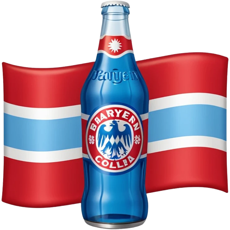Dose Bayern weiß blau mit Aufschrift Bayern Cola emoji