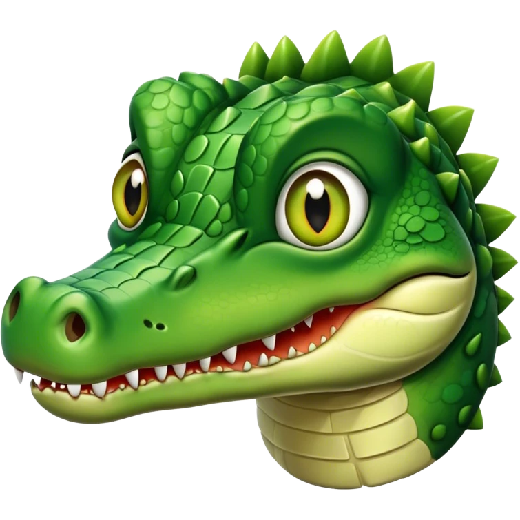 I want a crazy crocodile emoji