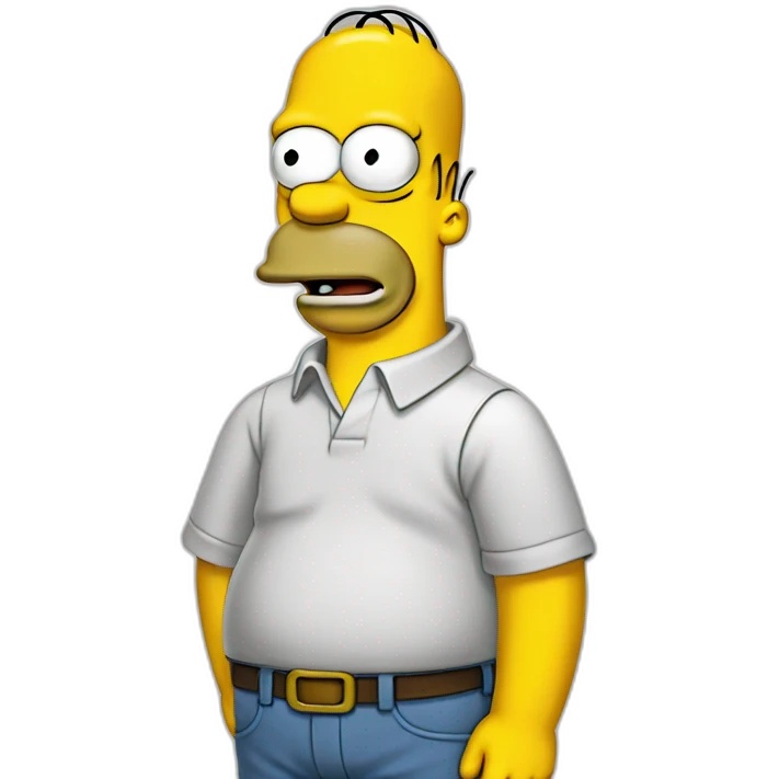Homer simpson in zizi emoji