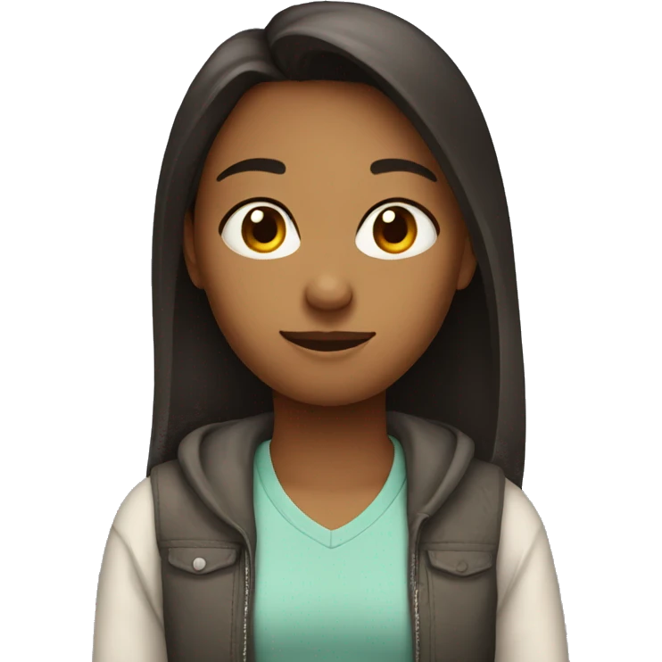 A girl with her boyfriend  emoji