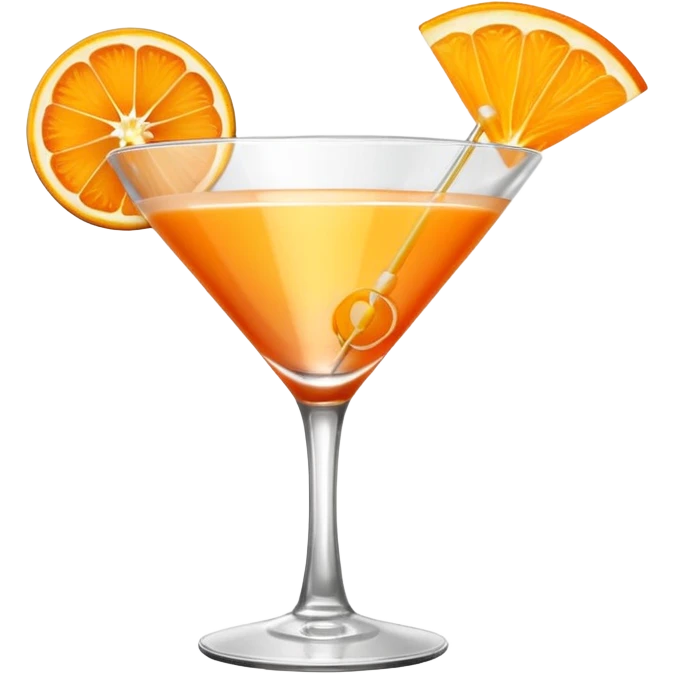 orange martini emoji