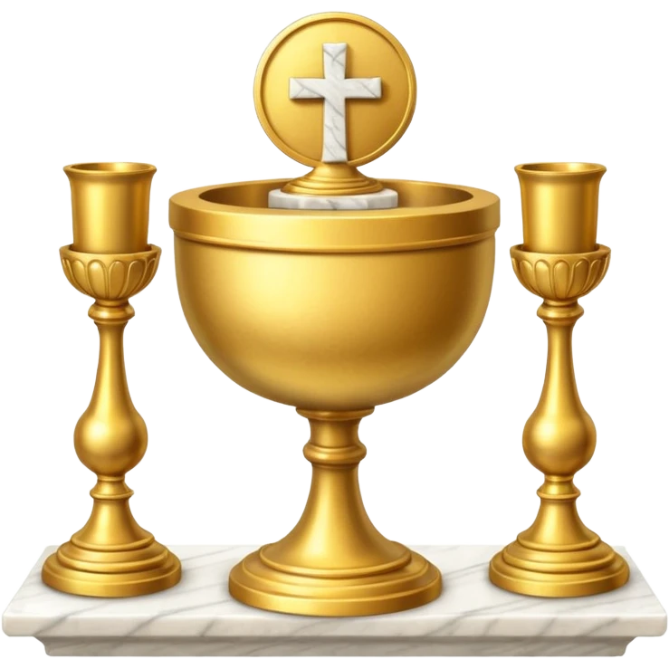 Marble altar eucharist  emoji