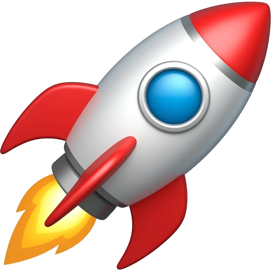 generame un icono DE COHETE emoji