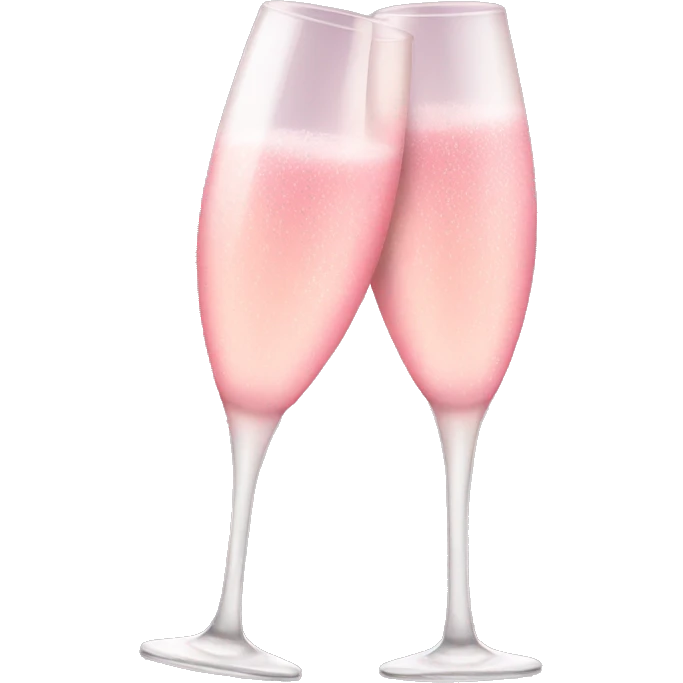 Pink champagne  emoji