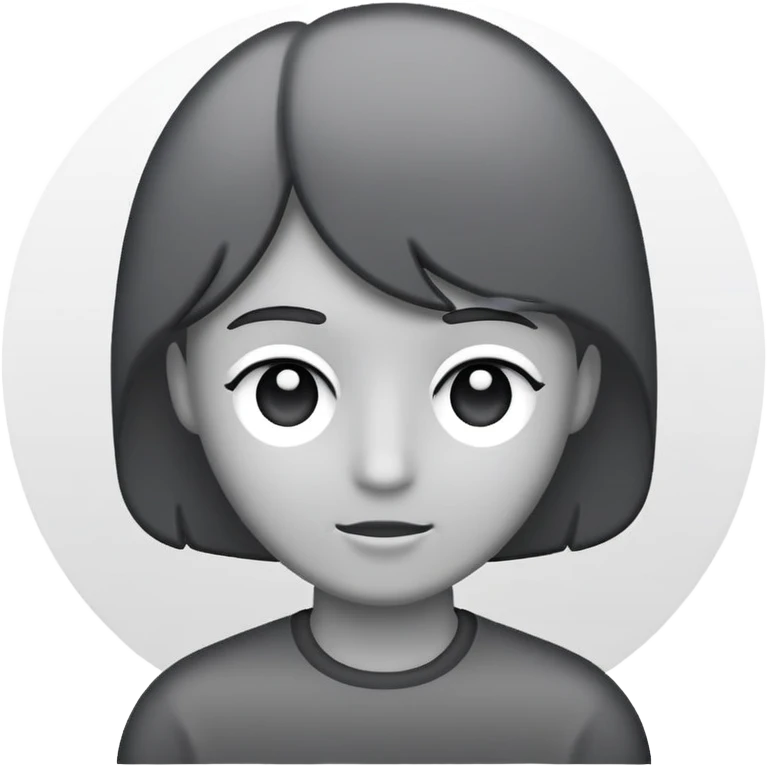 user picture placeholder, dark grey emoji