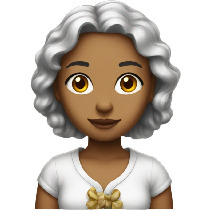 A clean girl with old money vibes emoji