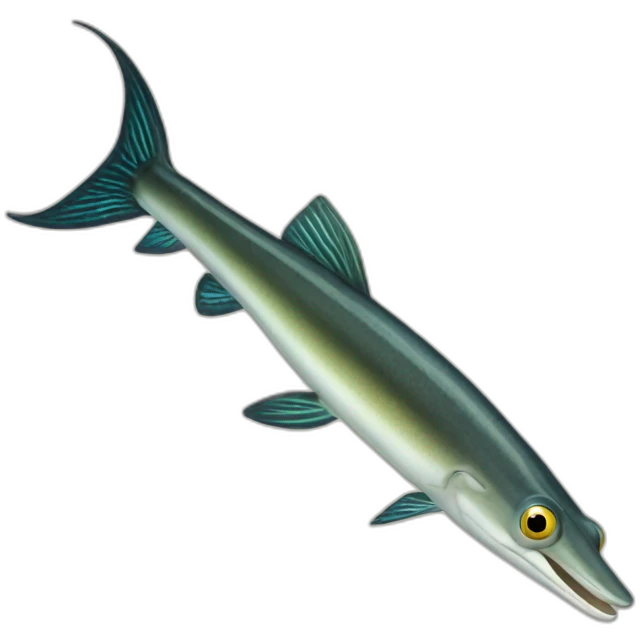 Black sea needlefish emoji