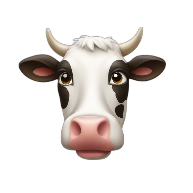 Vache qui tire la langue emoji