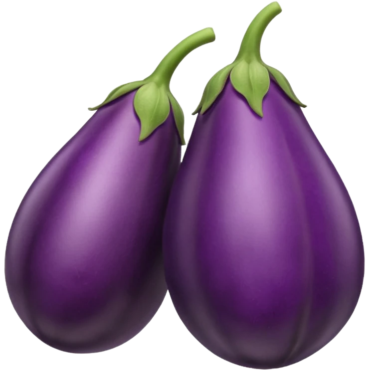 Eggplant with veins vascular emoji