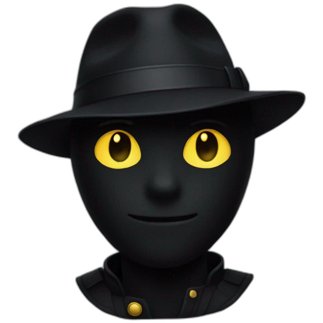 Chat noir emoji