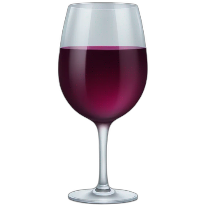 Glass of wine emoji