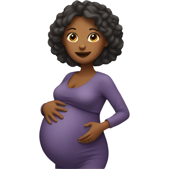 pregnant woman emoji