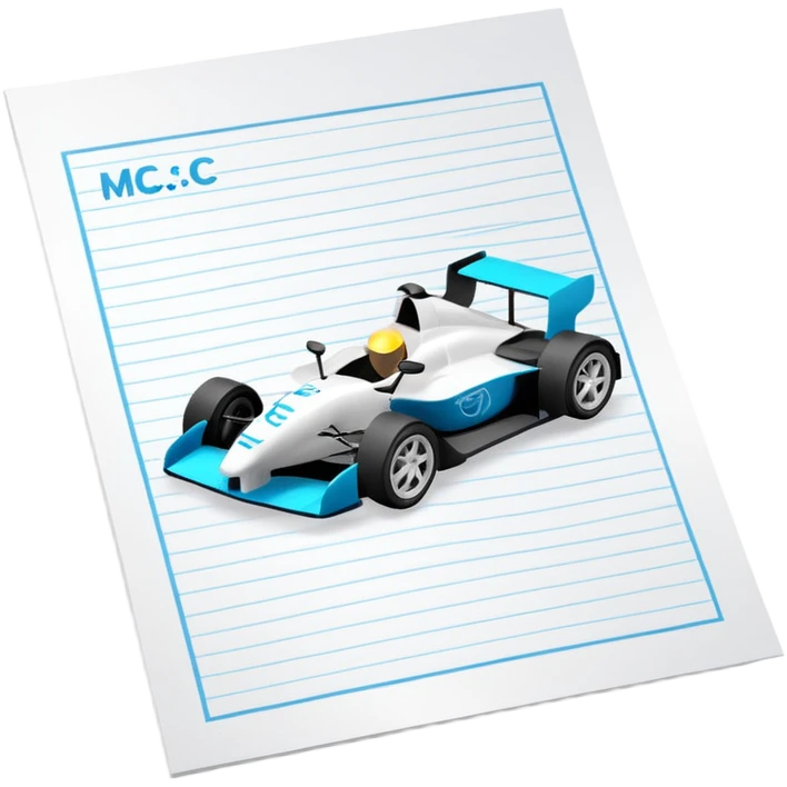 formula E=mc² on a sheet of paper emoji
