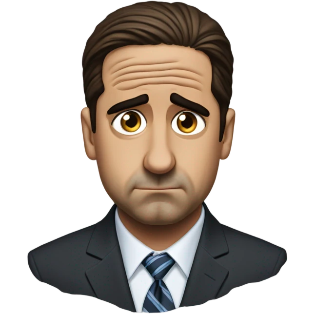 michael scott the office crying emoji