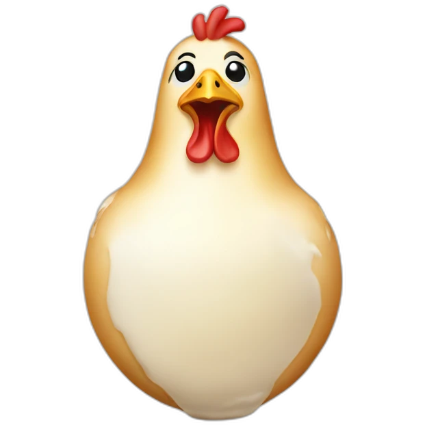 Chicken milk emoji