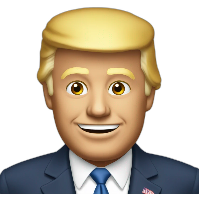 Donald trump qui dit merci  emoji