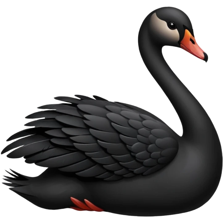 Black swan emoji