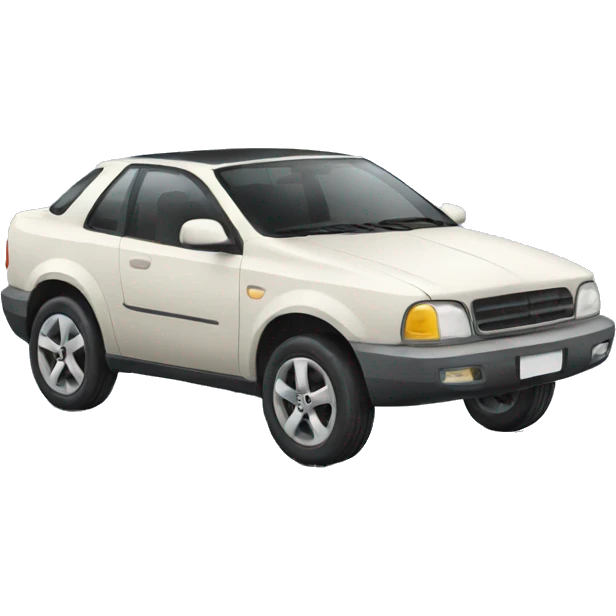 Car without wheels emoji