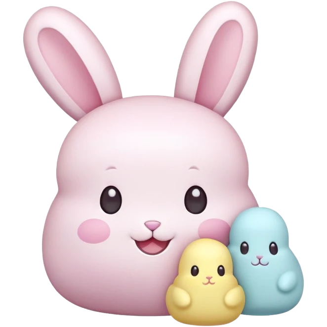  peeps marshmallow easter candy kawaii bunny emoji