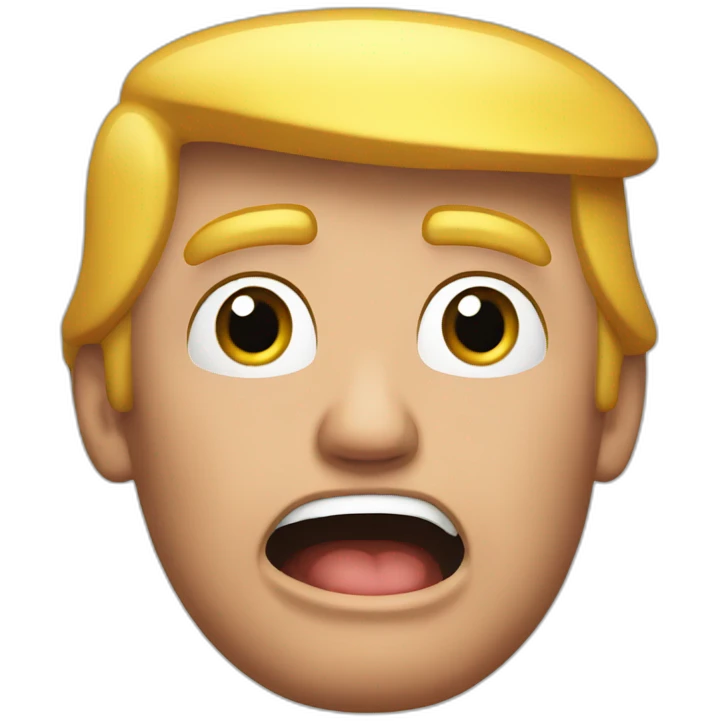 donald trump shocked emoji