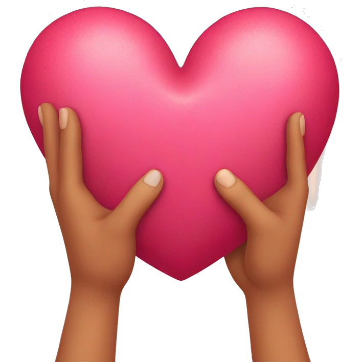 Corazón con las manos emoji