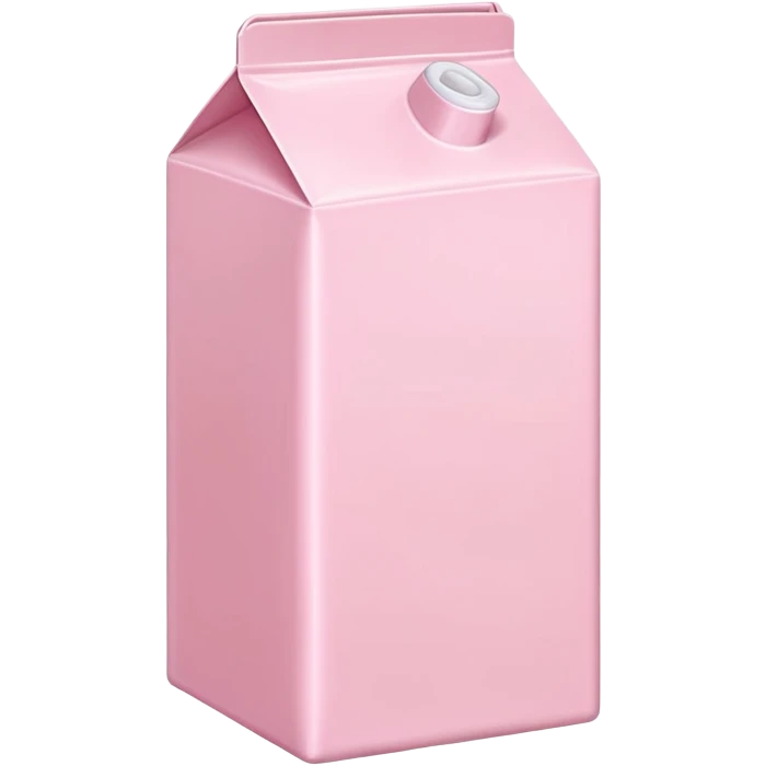 Pink milk pack emoji