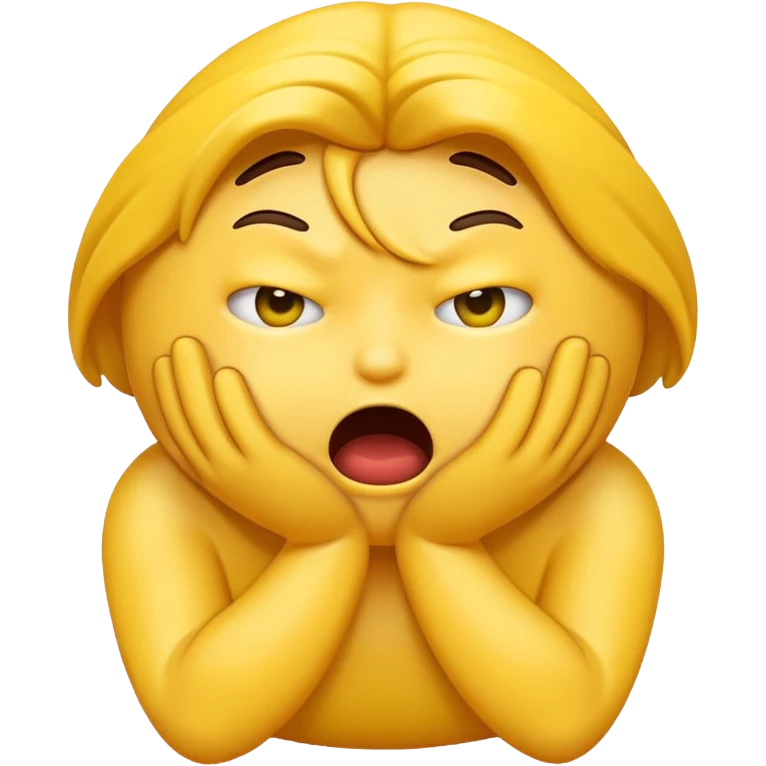 emoji strangling itself  emoji