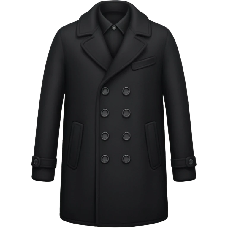 black coat emoji