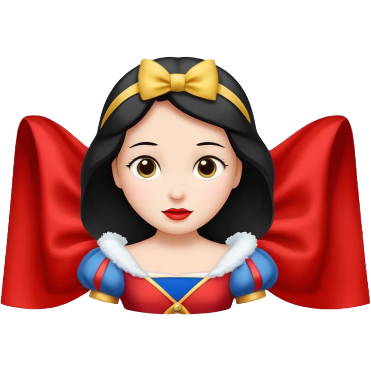 sash with snowwhite's face on it emoji