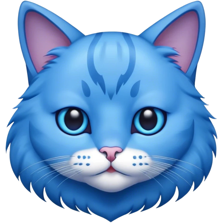 blue cat
 emoji