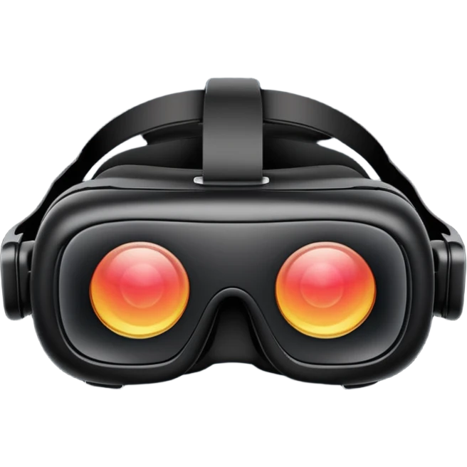Lentes de realidad virtual emoji