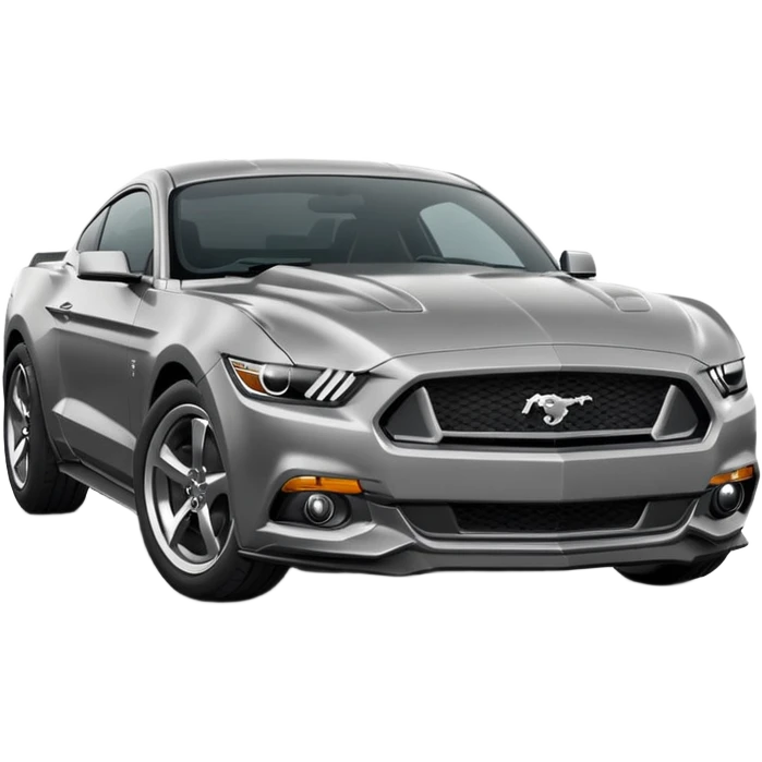Grey Mustang emoji