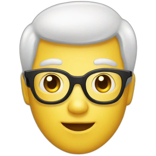 Chat a lunette emoji