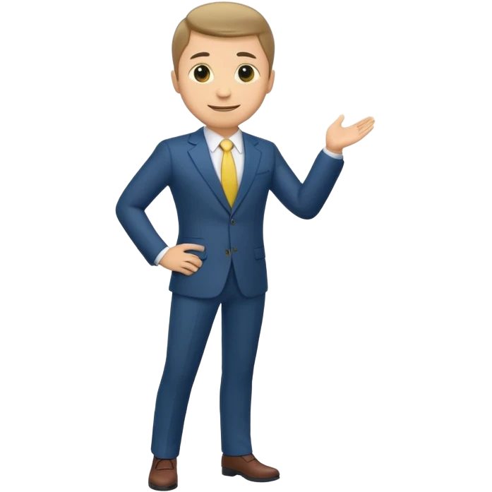 zelensky apple emoji style, full body emoji