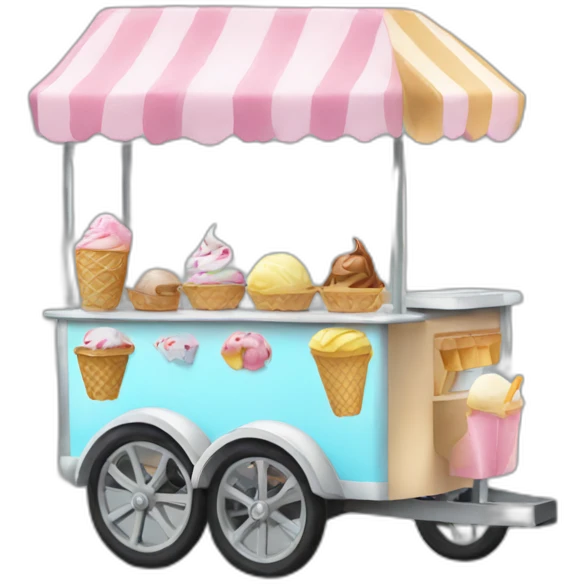 ice cream cart emoji