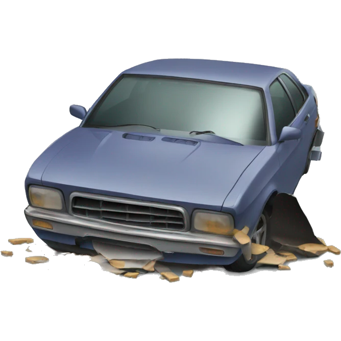 broken car emoji