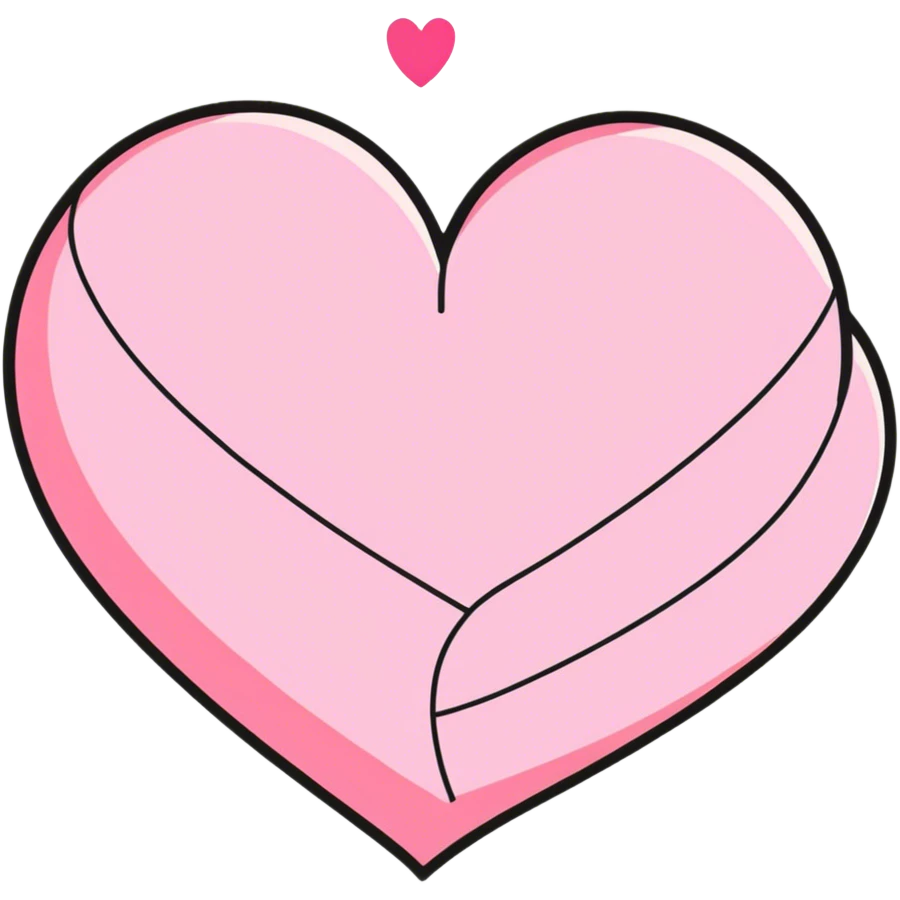 Pink hearts emoji