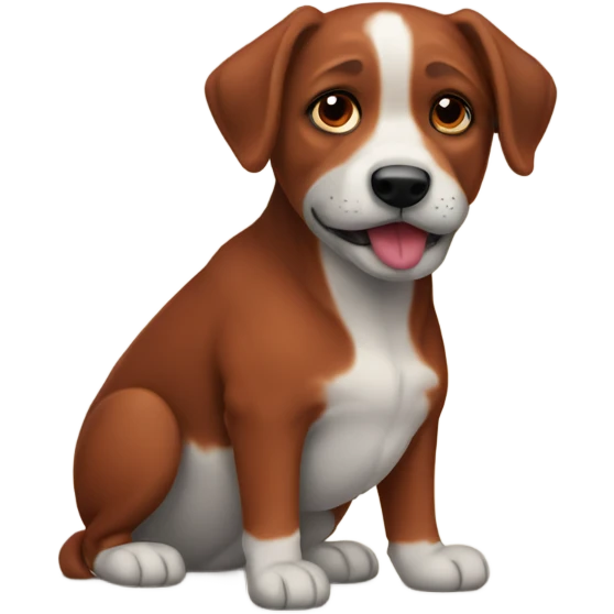 Perro rojo emoji